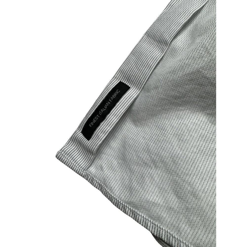 Hugo Boss H-HANK-kent Slim Fit Striped Dress Shirt Cotton White Size 41 L 16 - Picture 4 of 7